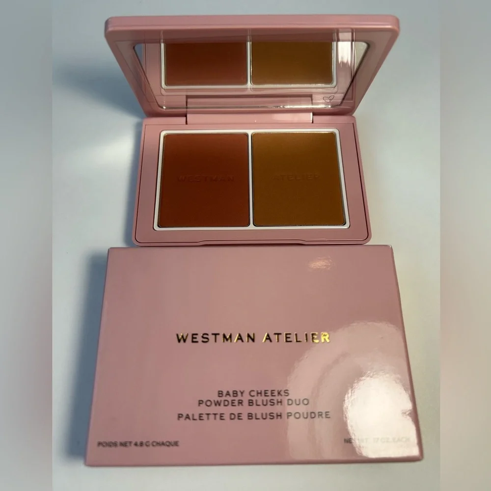 NWT🌷Westman Atelier Baby Cheeks Powder Duo in Sable & Suede